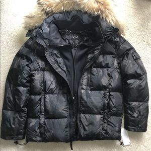 SAM. New York Mountain Jacket Down Coyote Fur
